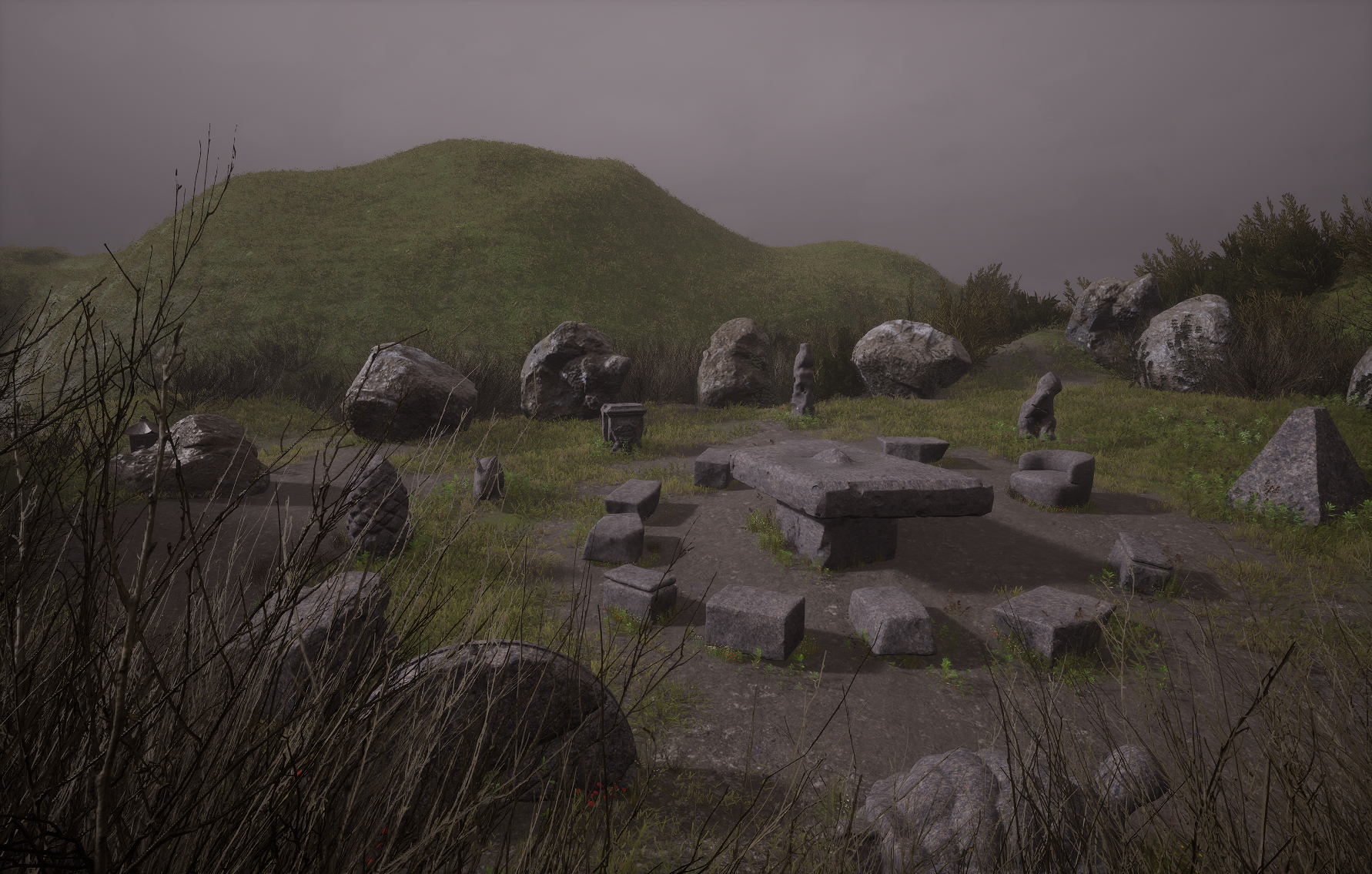 Broken Horizons 在 Unreal Engine 5 中完成的环境场景。