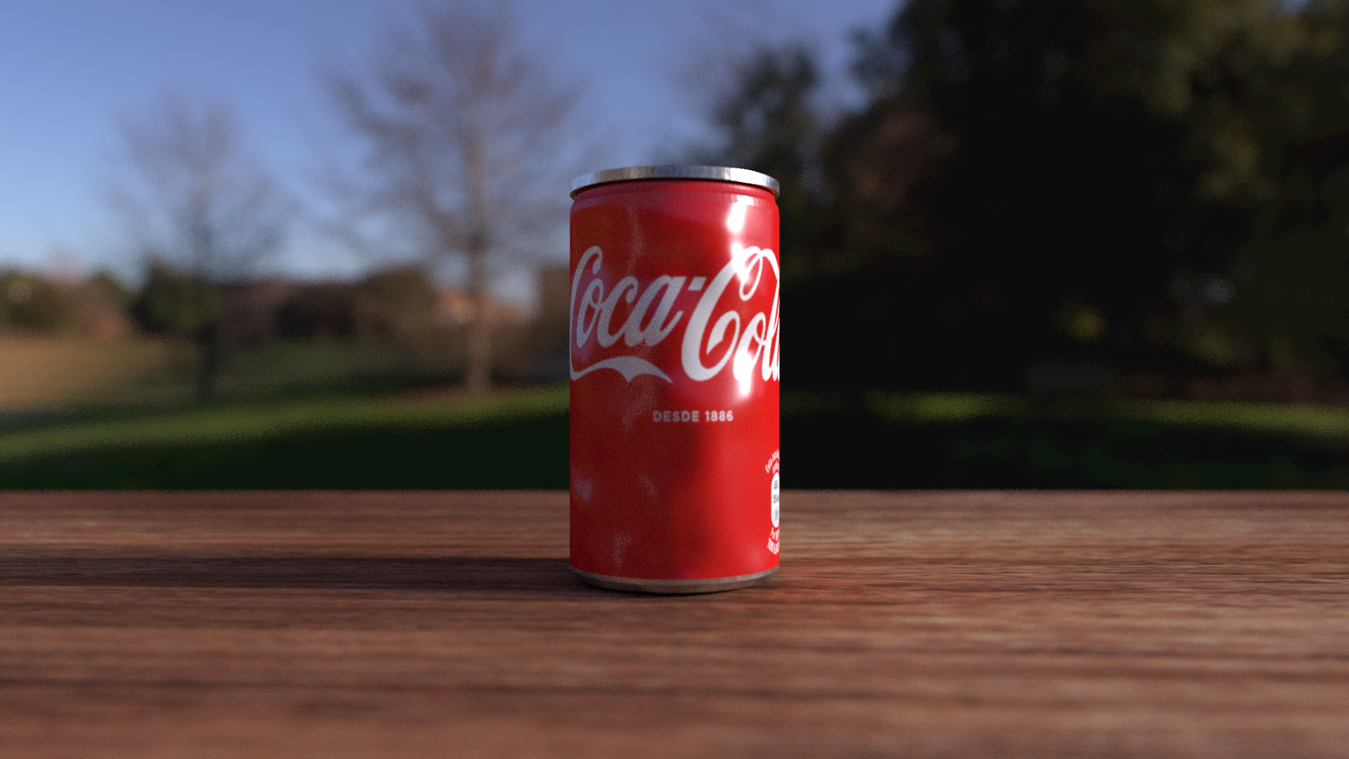 RenderMan 可口可乐罐产品渲染